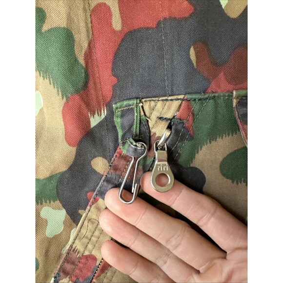 Vintage Camo Incredible Pattern Swiss Army Alpenflage Military Coveralls 1990 - Picture 4 of 13